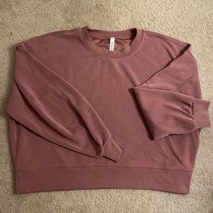 LULULEMON SOFTSTREAM PERFECTLY OVERSIZED CROPPED CREW